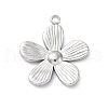 304 Stainless Steel Pendants STAS-S163-08B-P-1