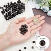 Olycraft 2 Strands Natural Silver Obsidian Beads Strands G-OC0002-61B-2