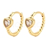 Rack Plating Brass Hoop Earrings EJEW-N055-34G-RS-1