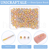 Unicraftale 360Pc 3 Colors Rack Plating Brass Spacer Beads FIND-UN0015-48-5