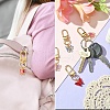 Acrylic Pendant Decorations HJEW-YW00018-6