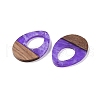 Resin & Wood Pendants WOOD-F015-17A-2