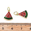 Brass Enamel Charms KK-Z114-04G-3
