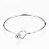 Tarnish Resistant 304 Stainless Steel Bangle X-BJEW-H530-01P-7