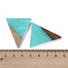 Resin & Wood Pendants WOOD-F015-06B-3