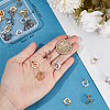 Beebeecraft 40Pcs 2 Colors 304 Stainless Steel Stud Earring Findings STAS-BBC0004-22-3