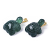 Natural Agate Pendants G-R459-008-4