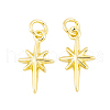 Rack Plating Brass Pendants KK-P269-01G-1