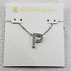 Brass Initial Pendant Necklaces for Women FS-WG8E27F-42-1
