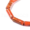 Dyed Synthetic Imperial Jasper Beads Strands G-P529-D01-A04-2
