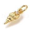 Rack Plating Brass Micro Pave Cubic Zirconia Charms KK-I720-56G-2