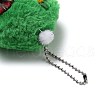 Christmas Theme Cloth Plush Doll Pendant Decorations HJEW-D030-01F-3