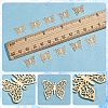 HOBBIESAY Rack Plating 201 Stainless Steel Filigree Pendants STAS-HY0001-32-4