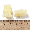 Natural Yellow Jade Carved Figurines DJEW-L023-G03-3