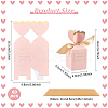 Wedding Paper Candy Gift Packaging Boxes with Polyester Ribbon CON-WH0105-07-2