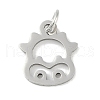 Non-Tarnish 304 Stainless Steel Pendants STAS-L279-001P-02-1