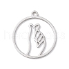 304 Stainless Steel Pendants STAS-Z131-01C-P-1