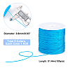   6 Rolls 6 Colors Braided Nylon Thread NWIR-PH0002-07C-2