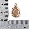 Natural Sunstone Faceted Pendants G-M431-16G-01-3