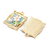 Alloy Enamel Pendants FIND-M060-09A-G-2