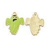 Halloween Theme Rack Plating Alloy Enamel Pendants PALLOY-O109-50LG-1