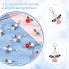 Glass Pendant Decorations HJEW-GO00025-3