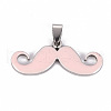 201 Stainless Steel Enamel Pendants STAS-S110-075K-1