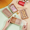 Cardboard Drawer Gift Storage Boxes with Clear Cover CON-WH0092-72C-03-3