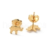 304 Stainless Steel Stud Earrings for Women STAS-Z117-15G-04-4