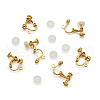Brass Clip on Earring Findings DIY-TA0002-20G-2
