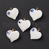 Handmade Evil Eye Lampwork Pendants LAMP-M015-03E-1