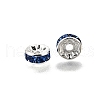 Brass Grade A Rhinestone Spacer Beads RB-A004-3-3