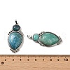Natural Mixed Stone Pendants G-C096-04P-3