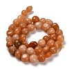 Natural Red Aventurine Beads Strands G-P497-01E-82B-3
