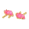 Translucent Resin Pendants KK-C023-04A-2