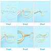SUNNYCLUE DIY Geometry Style Earring Making Kits DIY-SC0013-16G-6