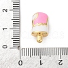 Brass Enamel European Beads KK-Q098-26G-B-3