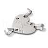 201 Stainless Steel Connector Charms STAS-Q342-07P-2