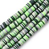 Handmade Polymer Clay Beads Strands CLAY-R089-6mm-T02B-27-1