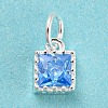 925 Sterling Silver Birthstone Charms STER-G035-01A-03-1