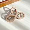 Solid Color Hollow Bowknot Plastic Large Claw Hair Clips PW-WG91547-01-1