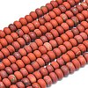 Natural Red Jasper Beads Strands G-P575-A17-6x4mm-2