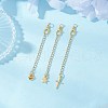 3Pcs 3 Styles 304 Stainless Steel Ends Chains Set FIND-JF00153-01-1