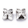 Tibetan Style Alloy European Beads TIBE-S319-127AS-RS-1