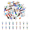 DICOSMETIC 50Pcs Handmade Millefiori Glass Pendants FIND-DC0002-64-1