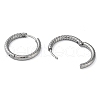 Non-Tarnish 304 Stainless Steel Huggie Hoop Earrings EJEW-H111-01D-P-2
