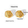 Autumn Winter High-End Stainless Steel Stud Earrings for Women MR8055-3-2