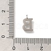 304 Stainless Steel Micro Pave Cubic Zirconia Pendants STAS-H228-06P-B-3