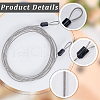 304 Stainless Steel Cable with TPU Sheathed AJEW-WH20006-36A-P-5