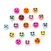 Opaque Acrylic Beads MACR-YW0001-22E-7